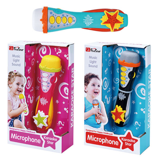 Karaoke Star Kids Toy Microphone Music Light And Sound