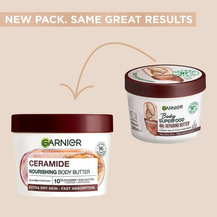 Garnier Body Superfood Cocoa & Ceramide Nourishing Cream 380ml