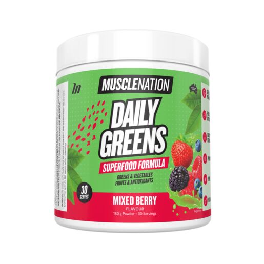 Muscle Nation Daily Greens Mixed Berry 180g