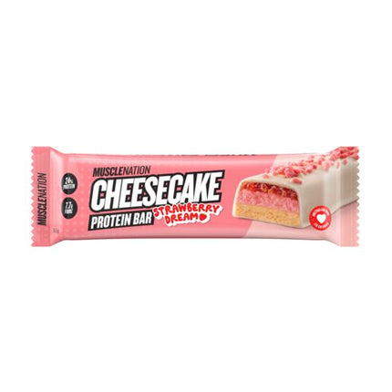 Muscle Nation Strawberry Cheesecake Protein Bar 50g