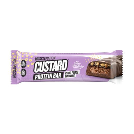 Muscle Nation Custard Protein Bar Choc Fudge Brownie