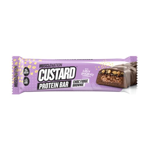 Muscle Nation Custard Protein Bar Choc Fudge Brownie