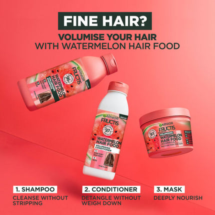 Garnier Fructis Hair Food Volumising Watermelon Conditioner 350ml