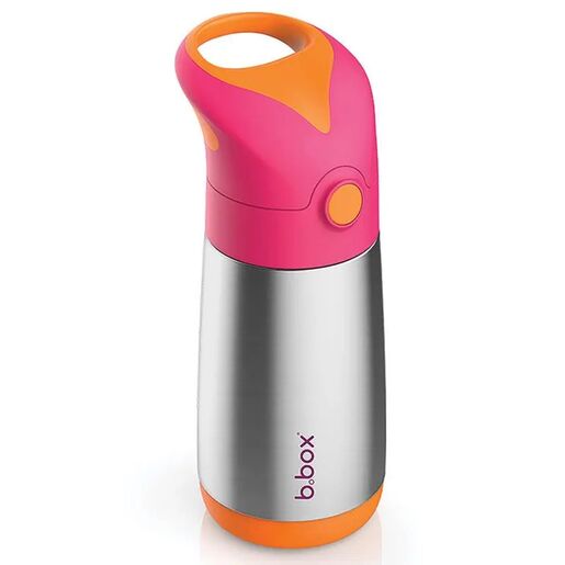 b.box Insulated Drink Bottle Strawberry Shake 350ml