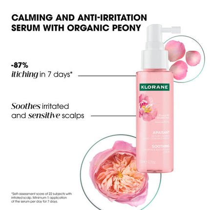 Klorane Soothing Serum With Organic Peony 100ml