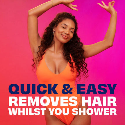 Nair Sensitive Hair Removal Shower Cream with Coconut Oil 357g