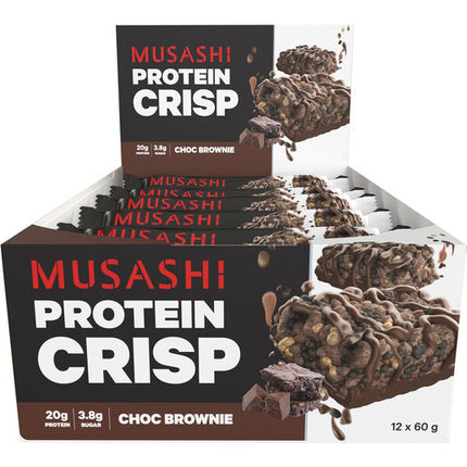 Musashi Protein Crisp Choc Brownie 60g