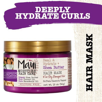 Maui Moisture Heal & Hydrate + Shea Butter Hair Mask 340G