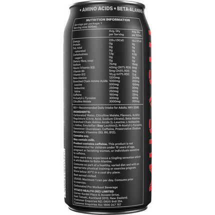 Musashi Energy Drink Blue Raspberry 500mL