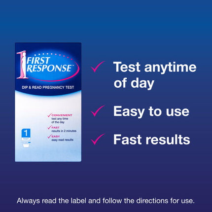 First Response Dip & Read Pregnancy Test 1 Pack