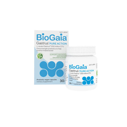 BioGaia Gastrus Pure Action 30 Capsules