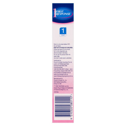 First Response Instream Pregnancy Test 1 Pack