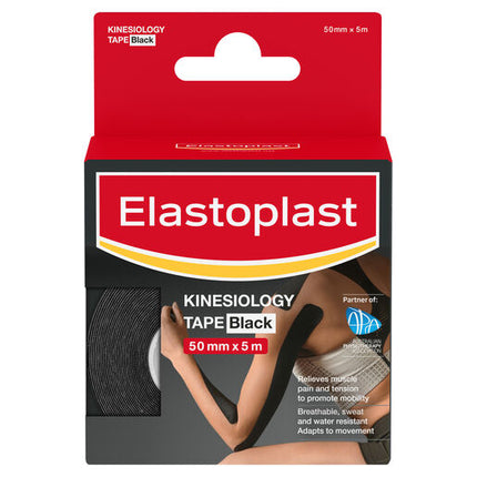 Elastoplast Sport Kinesiology Tape Black 5cm x 5m