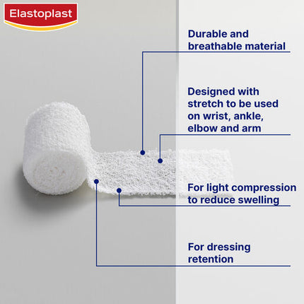 Elastoplast Medium Weight Crepe Bandage 10cm x 1.6m