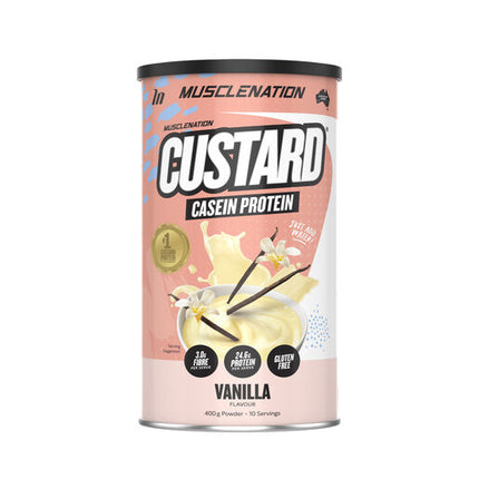 Muscle Nation Protein Custard Powder Vanilla 400g