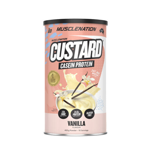 Muscle Nation Protein Custard Powder Vanilla 400g