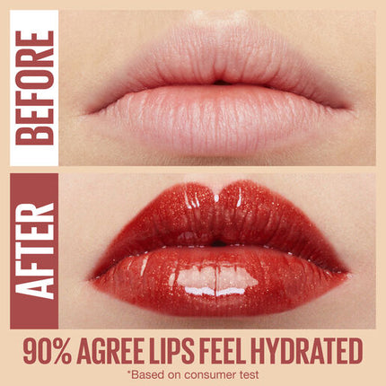 Maybelline Lifter Gloss Bronzed Hydrating Lip Gloss - Rust