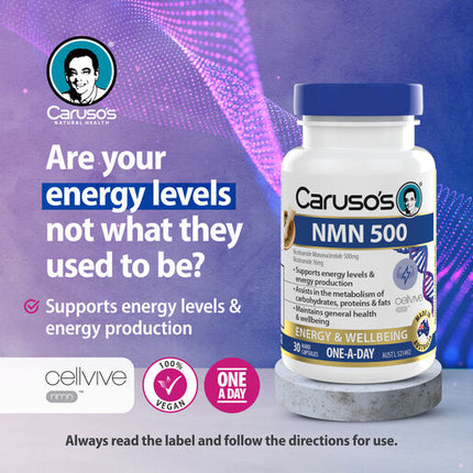Caruso's NMN 500Mg 30