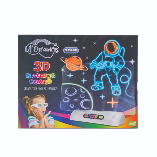 Lil Dreamers 3D Illuminate Drawing Board Space