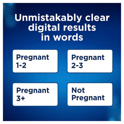 Clearblue Digital Pregnancy Test Weeks Indicator 2 Tests