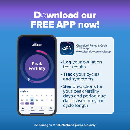Clearblue Advanced Digital Ovulation Kit Test 10 Pack