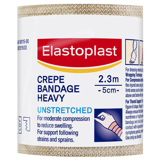 Elastoplast Heavy Weight Crepe Bandage 5cm x 2.3m