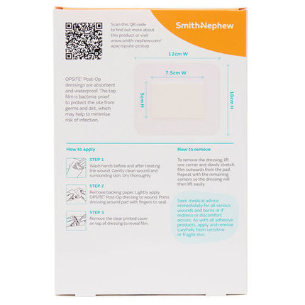 Opsite Post-Op Absorbent Dressing 12x10cm - 3 Pack