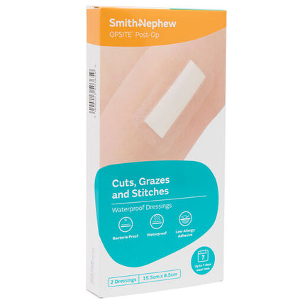 Opsite Post Op Dressing 15.5cm x 8.5cm 2 Pack