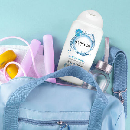 Femfresh Deodorising Active Wash with Ginseng Extract & Silver Ions 250mL