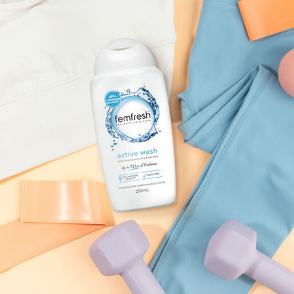 Femfresh Deodorising Active Wash with Ginseng Extract & Silver Ions 250mL