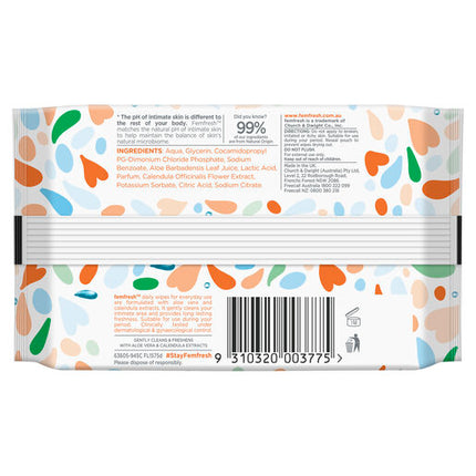 Femfresh Daily Wipes 10 Pack