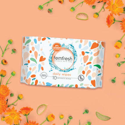 Femfresh Daily Wipes 10 Pack