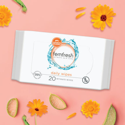 Femfresh Daily Cleansing Wipes 20 Pack