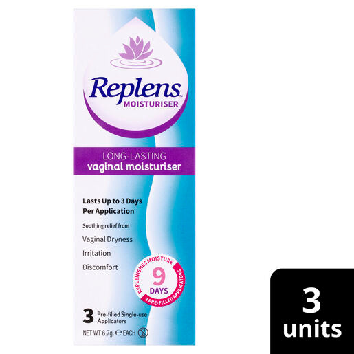 Replens Vaginal Moisturiser 3 Pack