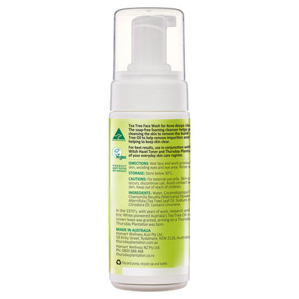 Thursday Plantation Tea Tree Face Wash for Acne 150mL