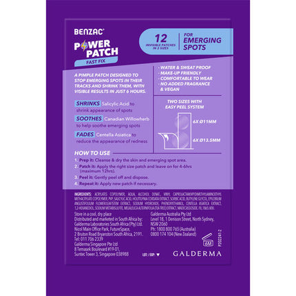 Benzac Power Patches 24 Pack