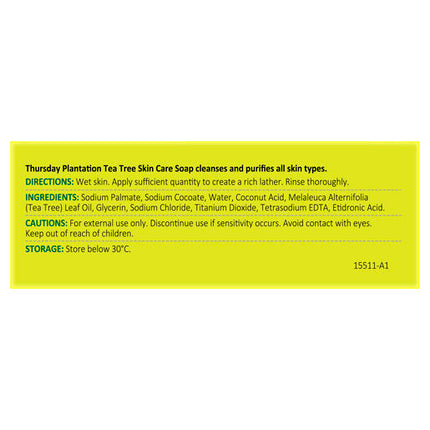 Thursday Plantation Tea Tree Skin Care Soap 125g