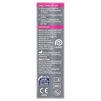 Optrex Advance Actimist Preservative Free Dry Eye Spray 10ml