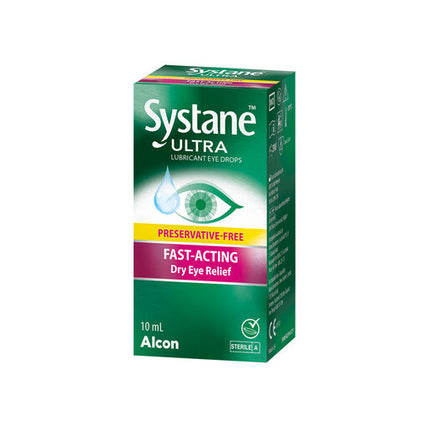 Systane Ultra Preservative-Free Lubricant Eye Drops 10mL