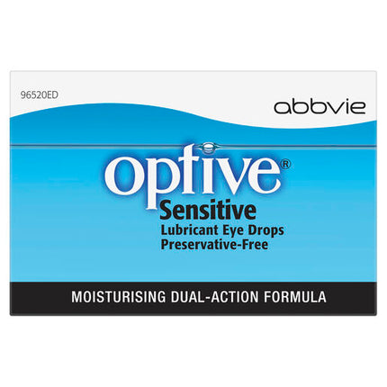 Optive Sensitive Lubricant Eye Drops 30 x 0.4 mL