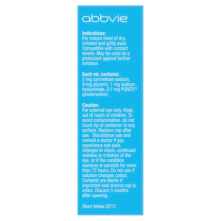 Optive Fusion Lubricant Eye Drops 10ml