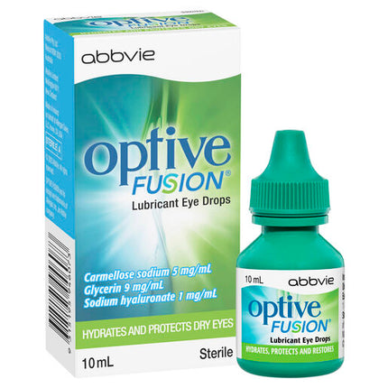 Optive Fusion Lubricant Eye Drops 10ml