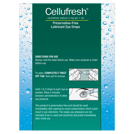 Cellufresh Lubricant Eye Drops 30 x 0.4mL