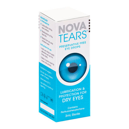 Novatears Lubricating Eye Drops, 3mL