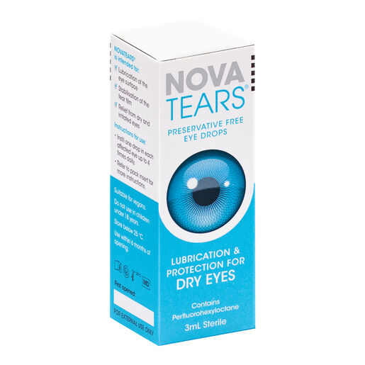 Novatears Lubricating Eye Drops, 3mL