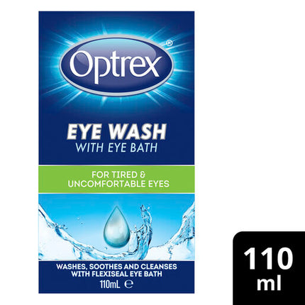 Optrex Eye Wash with Eye Bath 110mL