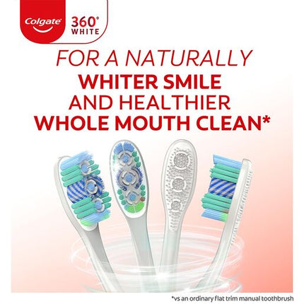 Colgate 360° Advanced Optic White Toothbrush Twin Pack