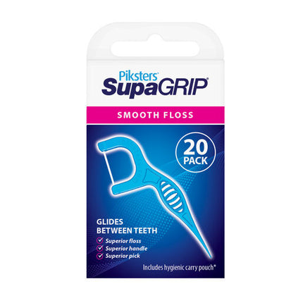 Piksters SupaGrip Advanced Flosser/Toothpick 20 Pack