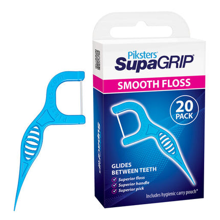 Piksters SupaGrip Advanced Flosser/Toothpick 20 Pack