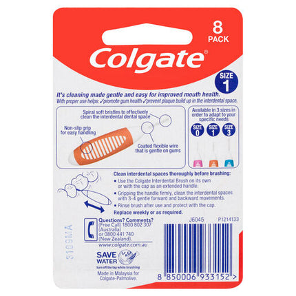Colgate Interdental Size 1 - 8 Pack